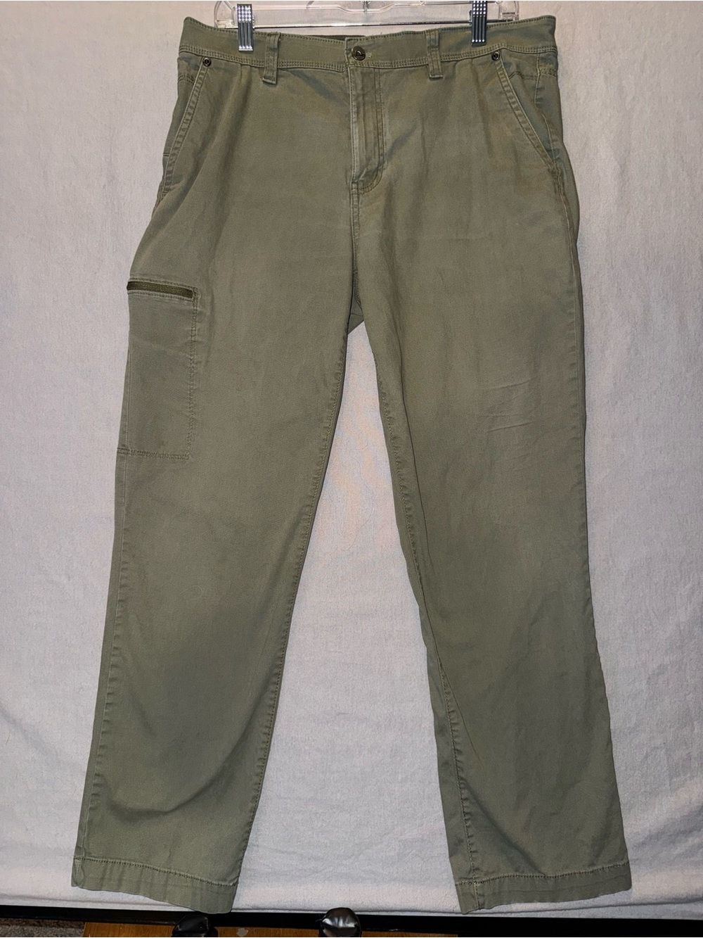 Weatherproof Olive Green Cargo Pants - Men's Utility Style